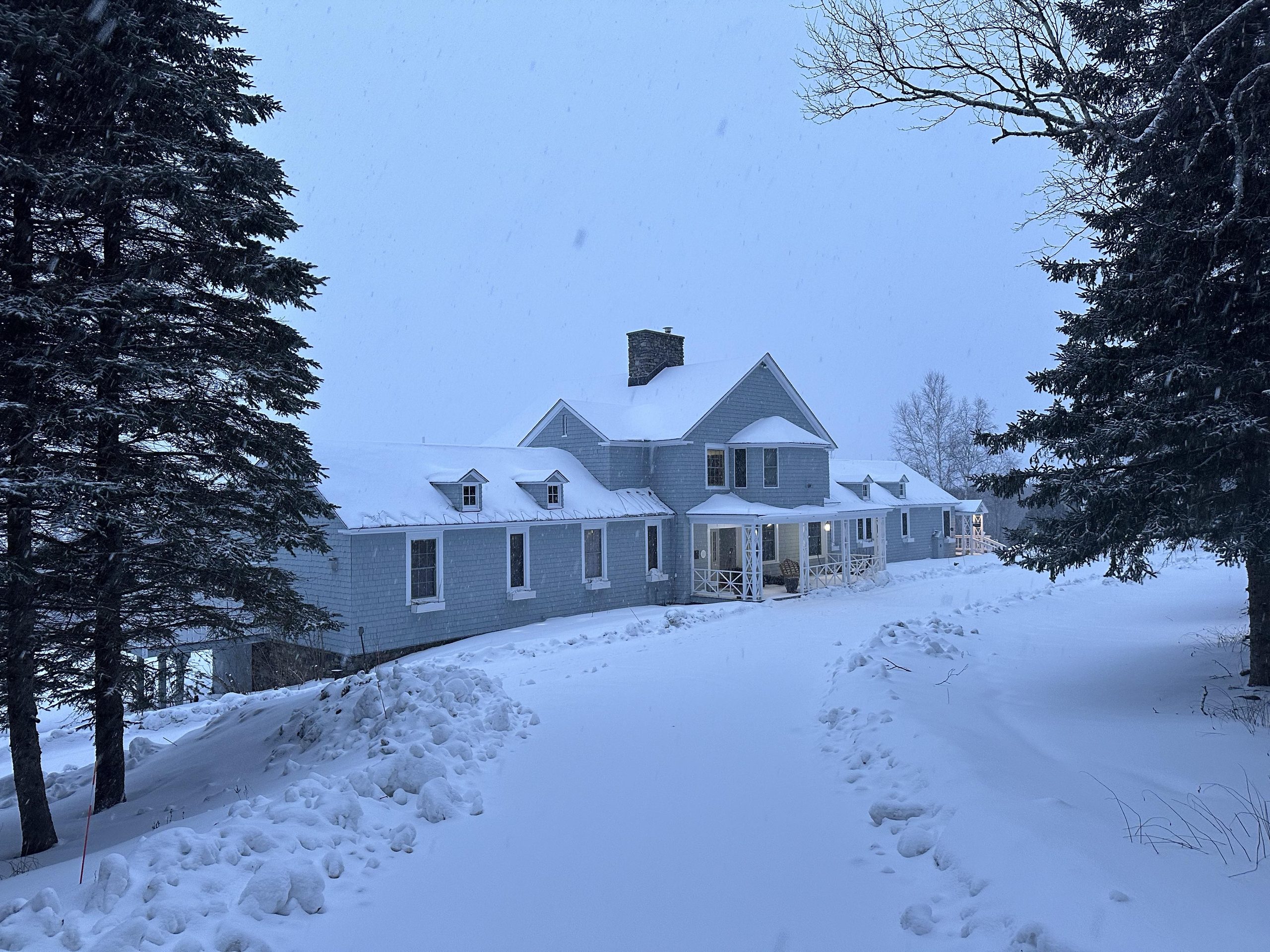 Winter view of Lodge