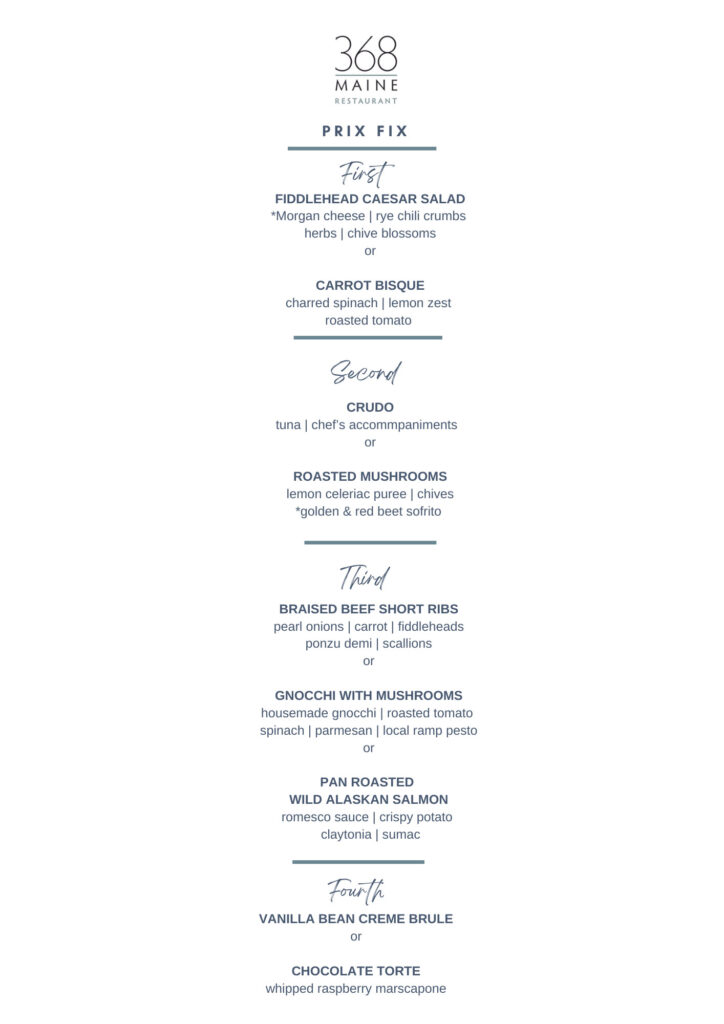 May menu